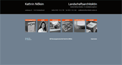 Desktop Screenshot of landschaftsarchitektin-nisslein.de